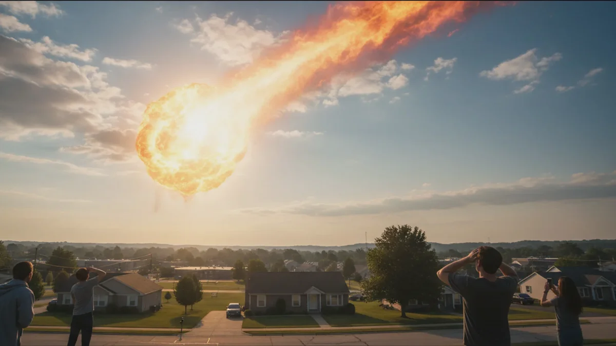 Kæmpe ildkugle over USA. Voldsomt brag rystede en hel stat
