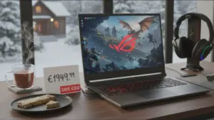 Gamer bærbar ASUS ROG Strix G16 med RTX 5070 Ti nedsat med 350 eur