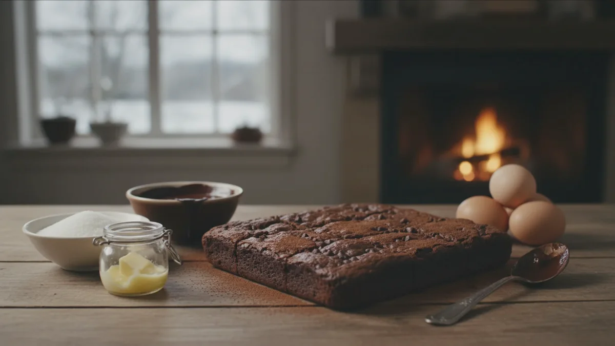Nem brownie uden mel: 4 ingredienser og masser af chokolade