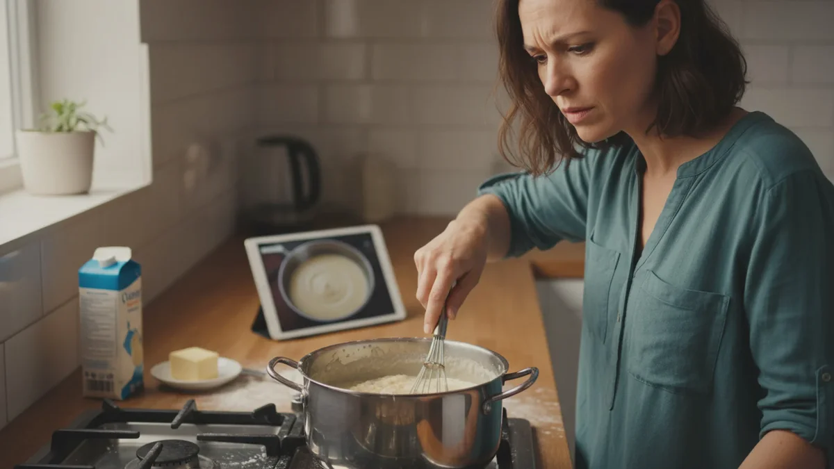 Hvorfor din bechamelsauce næsten altid skiller