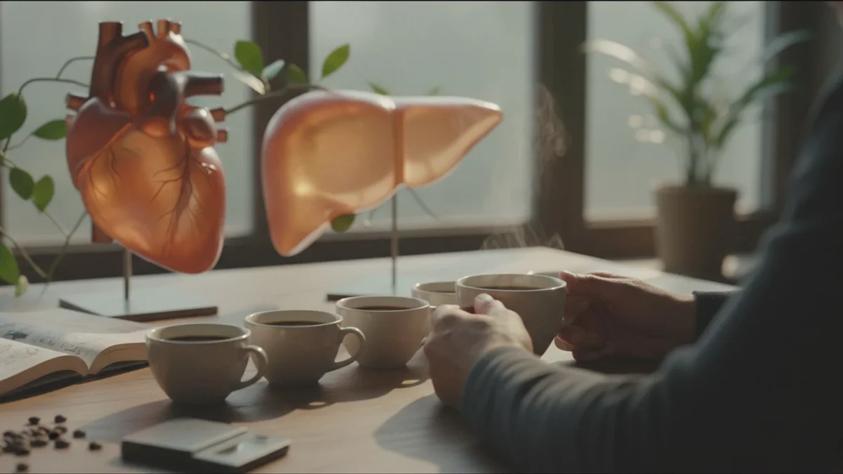 Daglig kaffe, lever og hjerte: Hvor mange kopper gavner sundheden