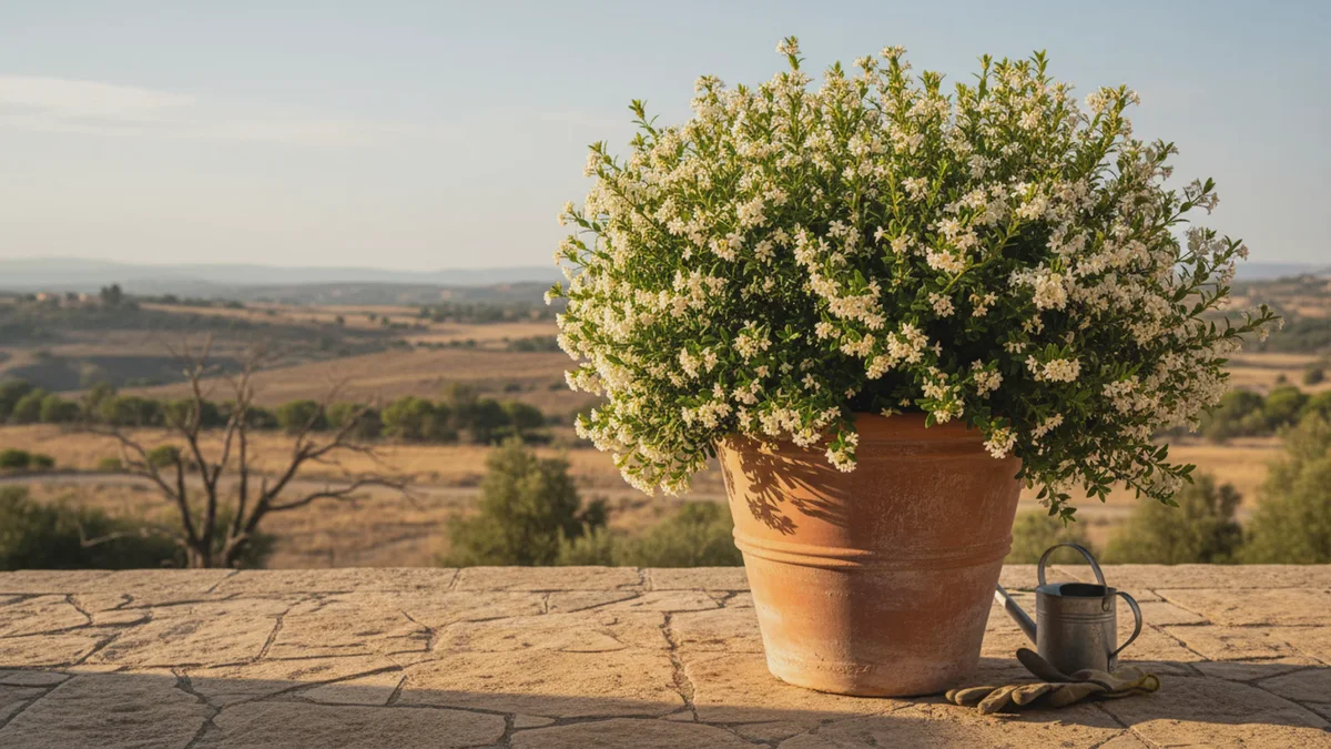 Busken, der blomstrer op til 10 måneder næsten uden vand