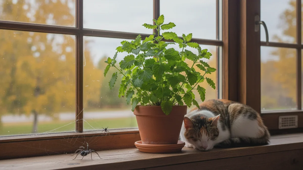 Planten, som katte elsker, men edderkopper undgår i en meget stor bue