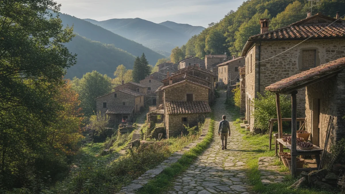 Skjult stenlandsby i hjertet af Toscana, turister næsten ikke kender