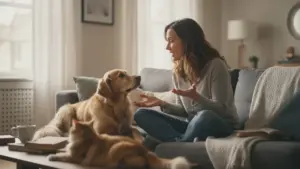 Taler du med hunden som med mennesker? Psykologien forklarer, hvad det betyder
