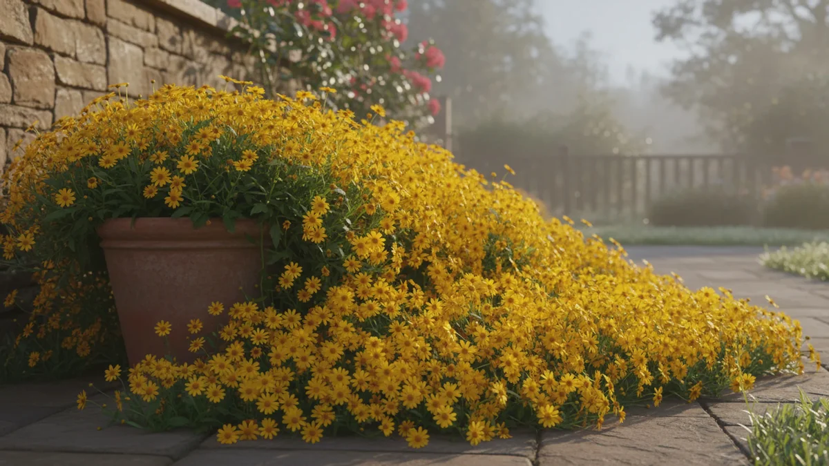 Denne gyldne plante blomstrer ubesværet til frosten og fortryller haven