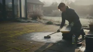 Glat terrasse efter vinteren? Et simpelt køkkentrick slår eddike