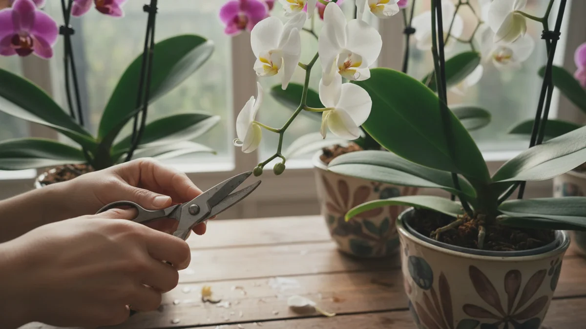 Dette enkle snit over det tredje øje giver orkidéen sine blomster tilbage