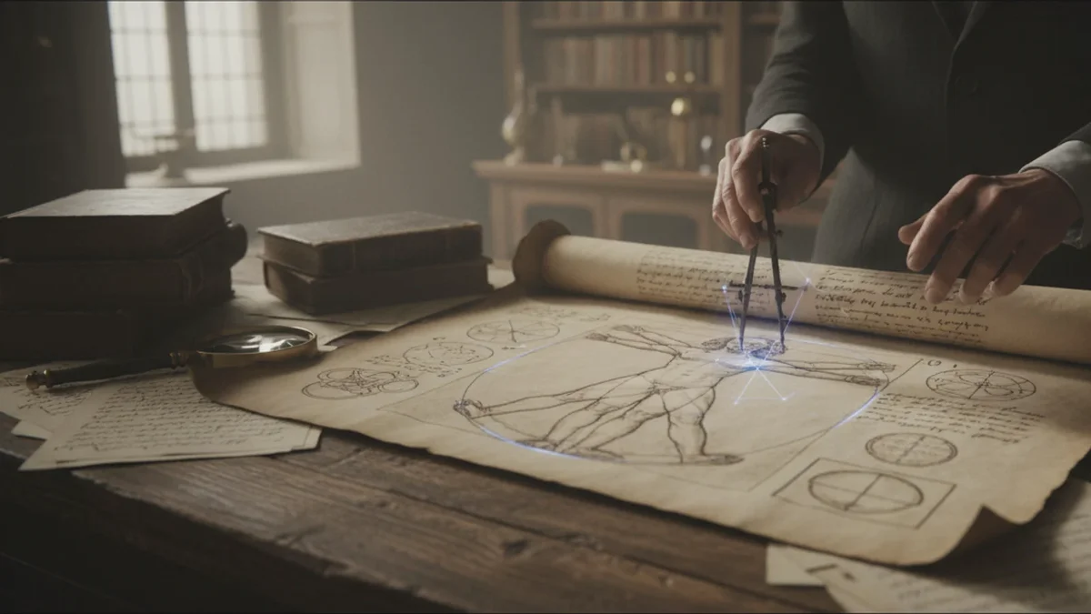 Den 500 år gamle gåde om Den Vitruvianske Mand. Ny teori ændrer alt