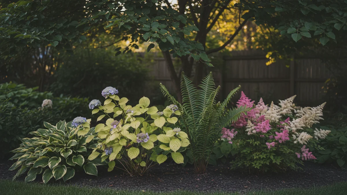Vil hortensiaen ikke blomstre? Plant disse 3 skyggeplanter ved siden af