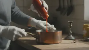 Ketchup i stedet for dyre midler: trick til blankt metal på 15 minutter