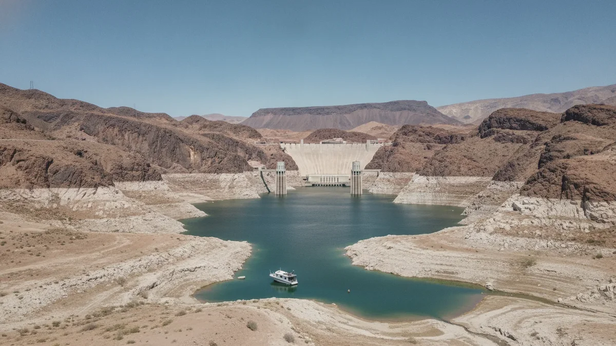 Colorado-flodens reservoirer er de tommeste siden 1957