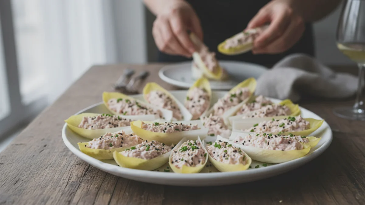 Julesalat-både med skinke: Den hurtige redning til uventede gæster