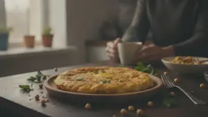 Hurtig kikærtetortilla: den perfekte redning til dovne aftener