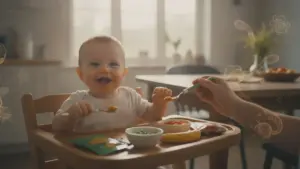 Sådan påvirker din babys første skefulde mad immuniteten for evigt