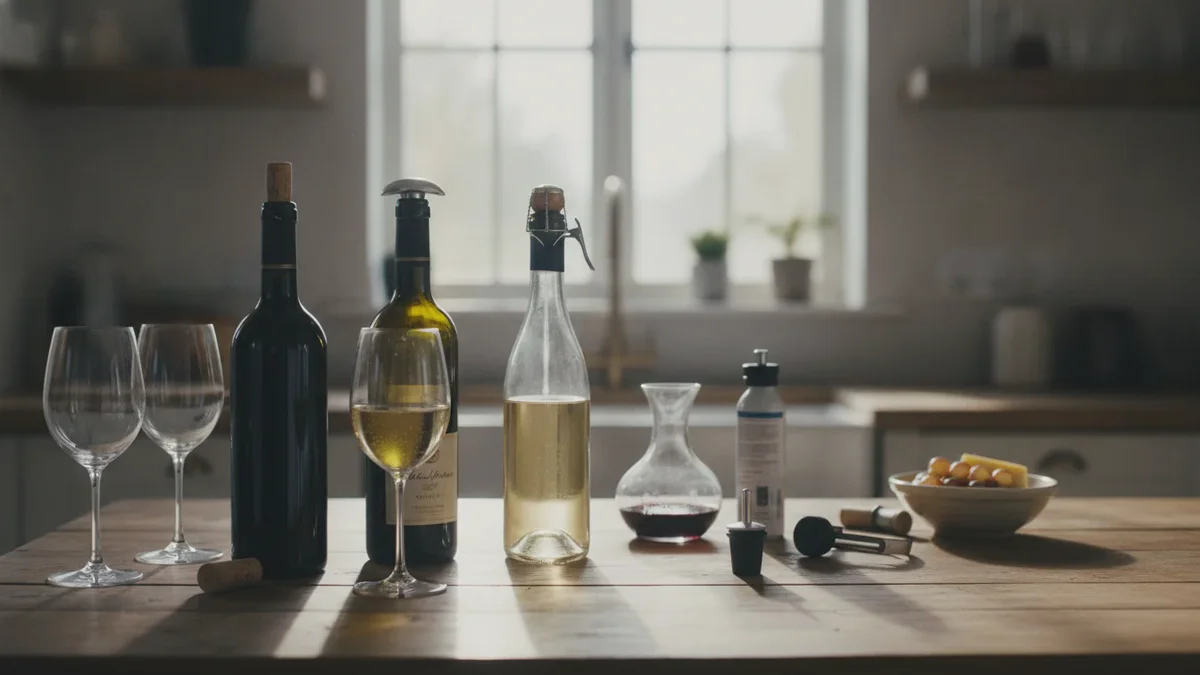 Hvor længe holder en åbnet flaske vin sig god: Rød, hvid og bobler
