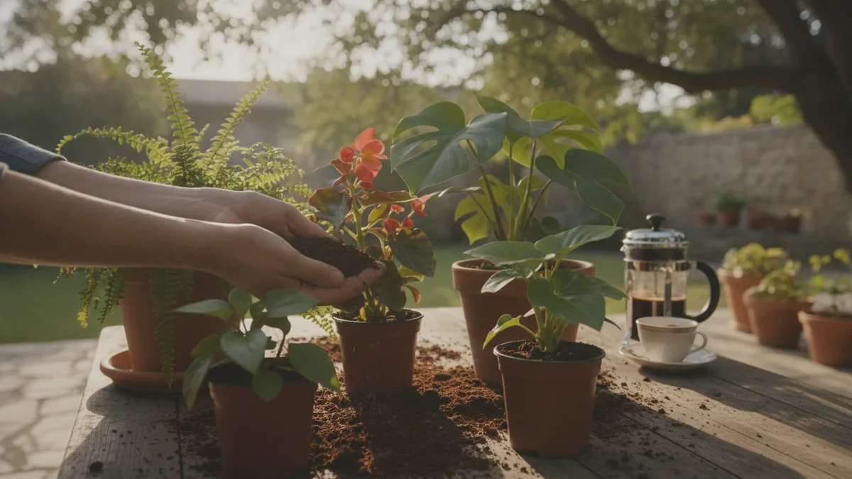 Smid ikke kaffegrumset ud: Disse planter vil beviseligt elske det