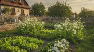 Denne hvide haveblomst får duer til at undgå dine grøntsager