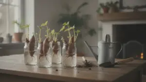 Sådan forspirer du søde kartofler om vinteren til en ekstra tidlig høst